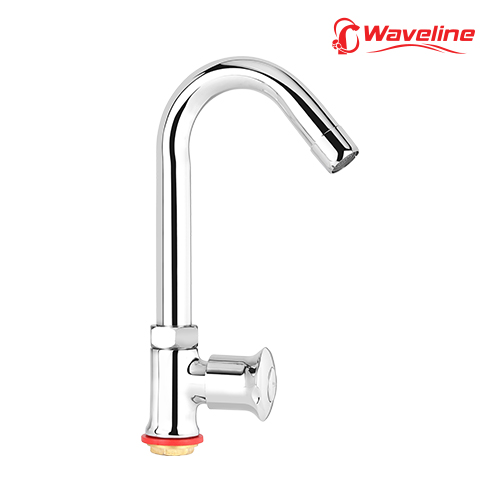 Pillar Cock Swinging J spout th 207