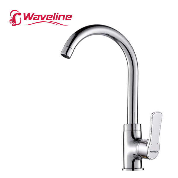 S/L SINK MIXER WITH "J"SPOUT